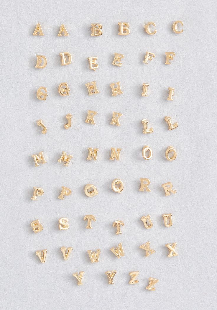 Initial Earrings