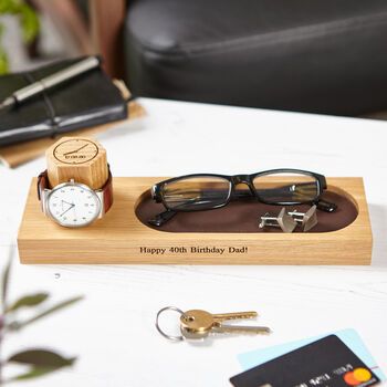 Watch Stand and Glasses Tray - Personalized