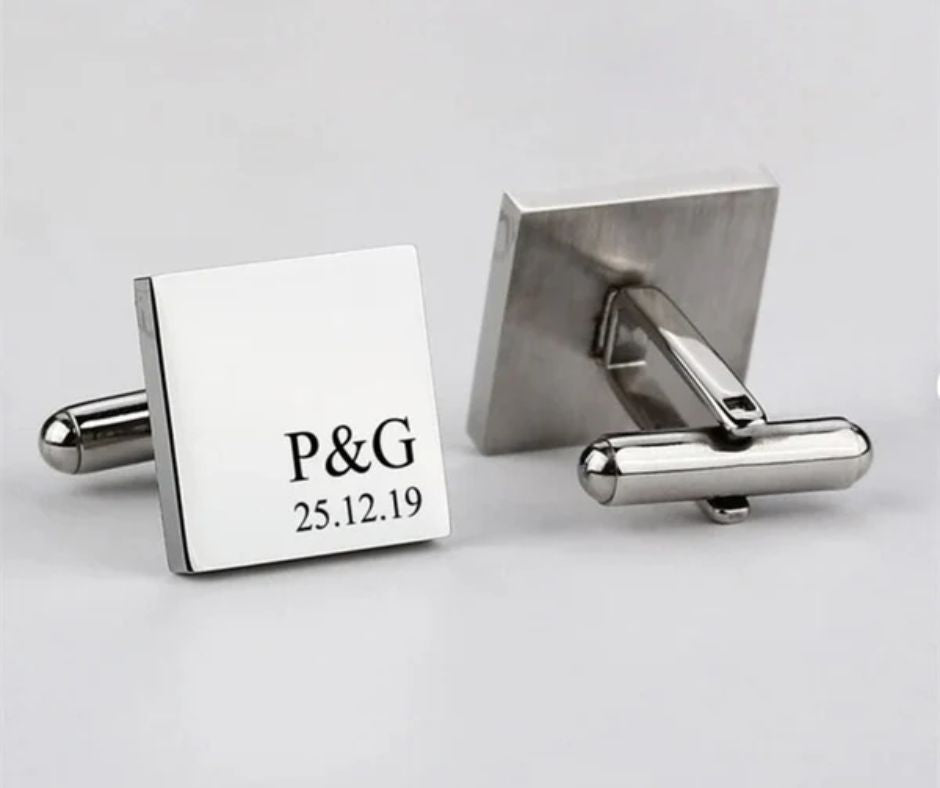 Solid Personalized Cufflinks