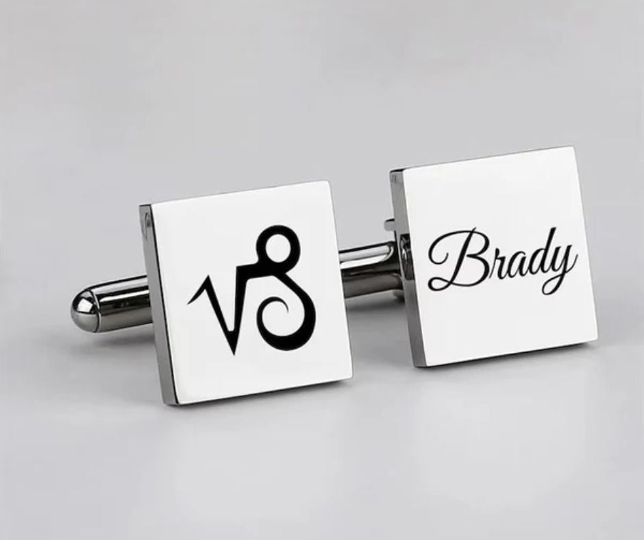 Solid Personalized Cufflinks