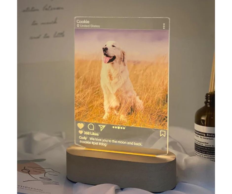 Instagram Style 3D Led Lamp Gift – Personalized Anniversary Gift