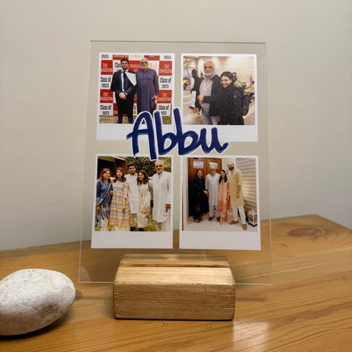 Dad Collage Acrylic Plaque