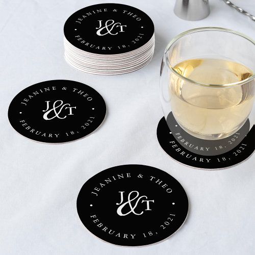 Personalized Wedding Coasters, Custom Favors, Memorable Wedding Gift Coaster, Elegant Table Decor, Custom Coaster Wedding Gift