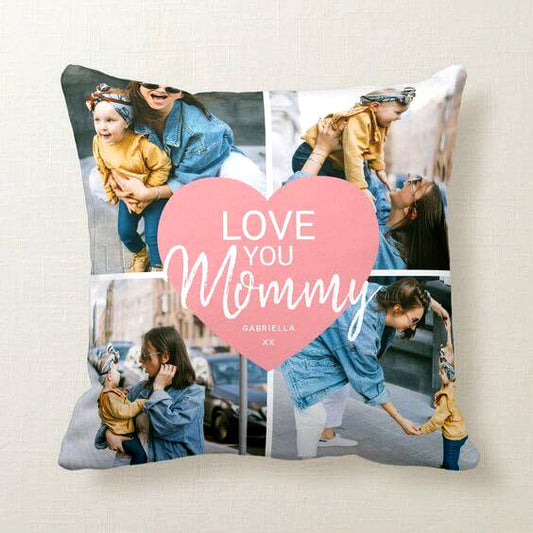 Love You Mommy Photo Cushion