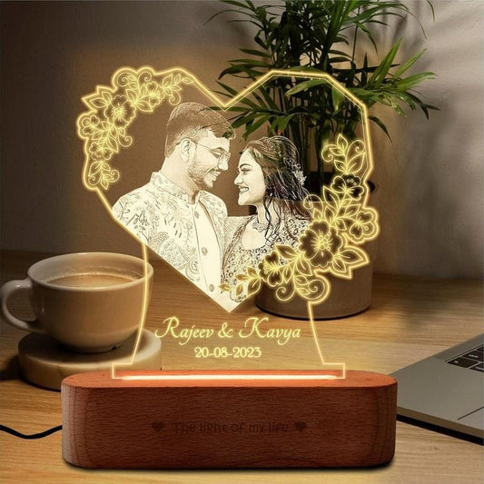 Personalized Lamp Anniversary Gift