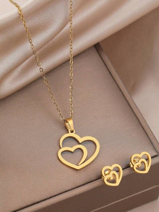 Jewelry Set -Necklace and a Pair of Earrings
