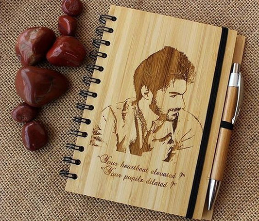 Customized Wooden Notebook and Pen