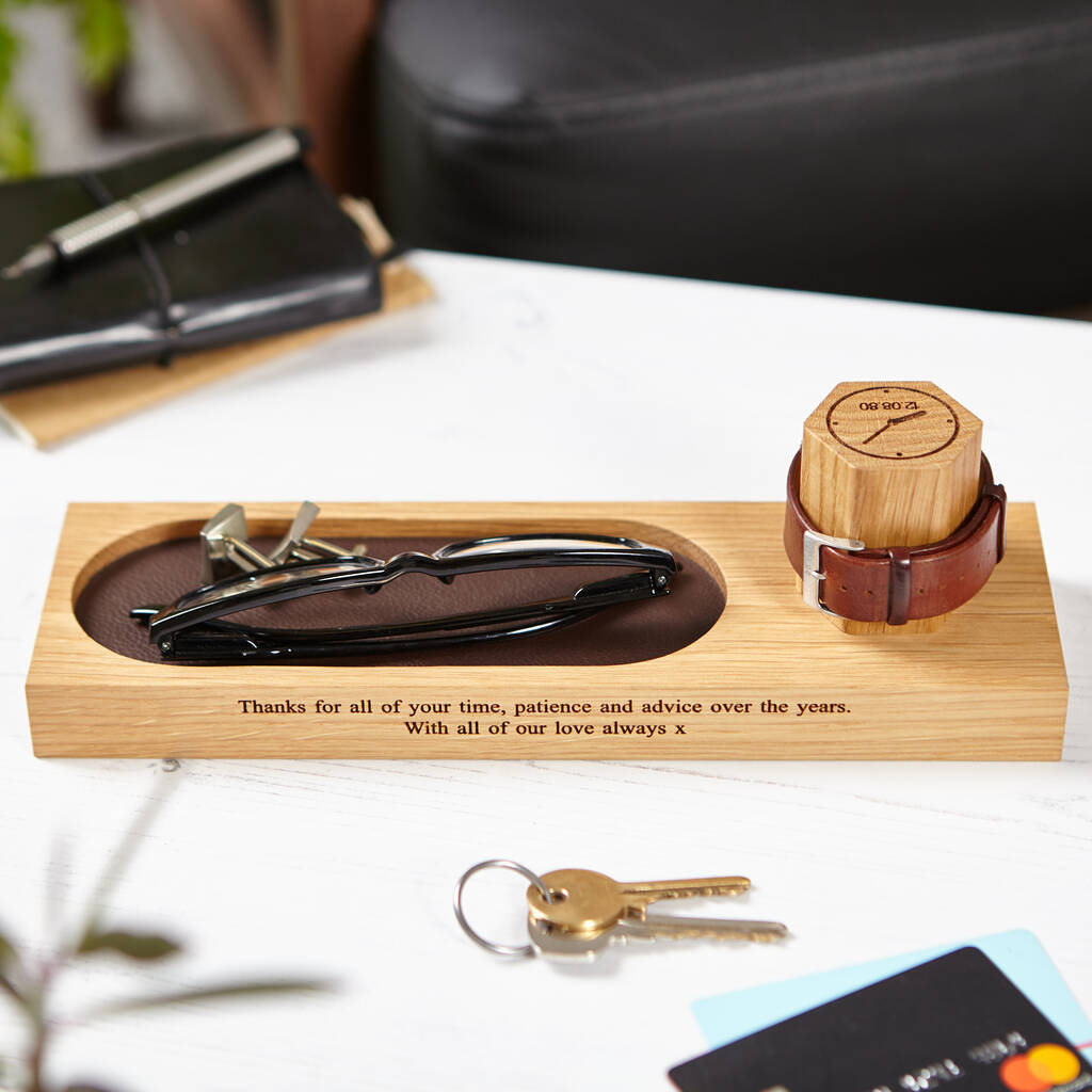 Watch Stand and Glasses Tray - Personalized