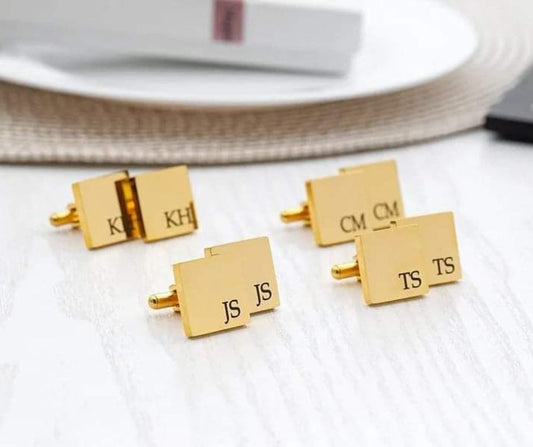 Solid Personalized Cufflinks