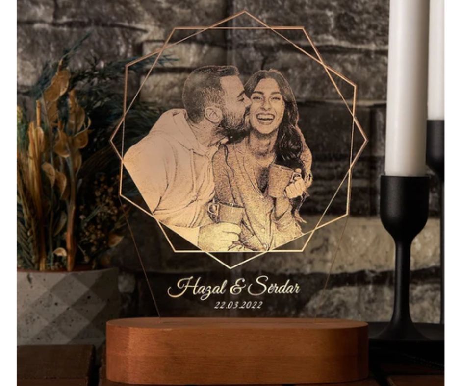 Personalized Lamp Anniversary Gift