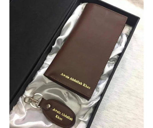 Mens Coat Wallet Set